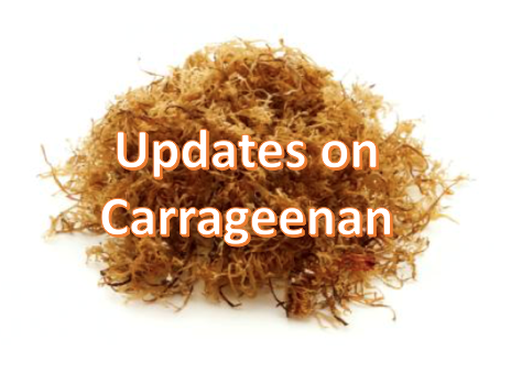 Image of carrageenan with page title superimposed